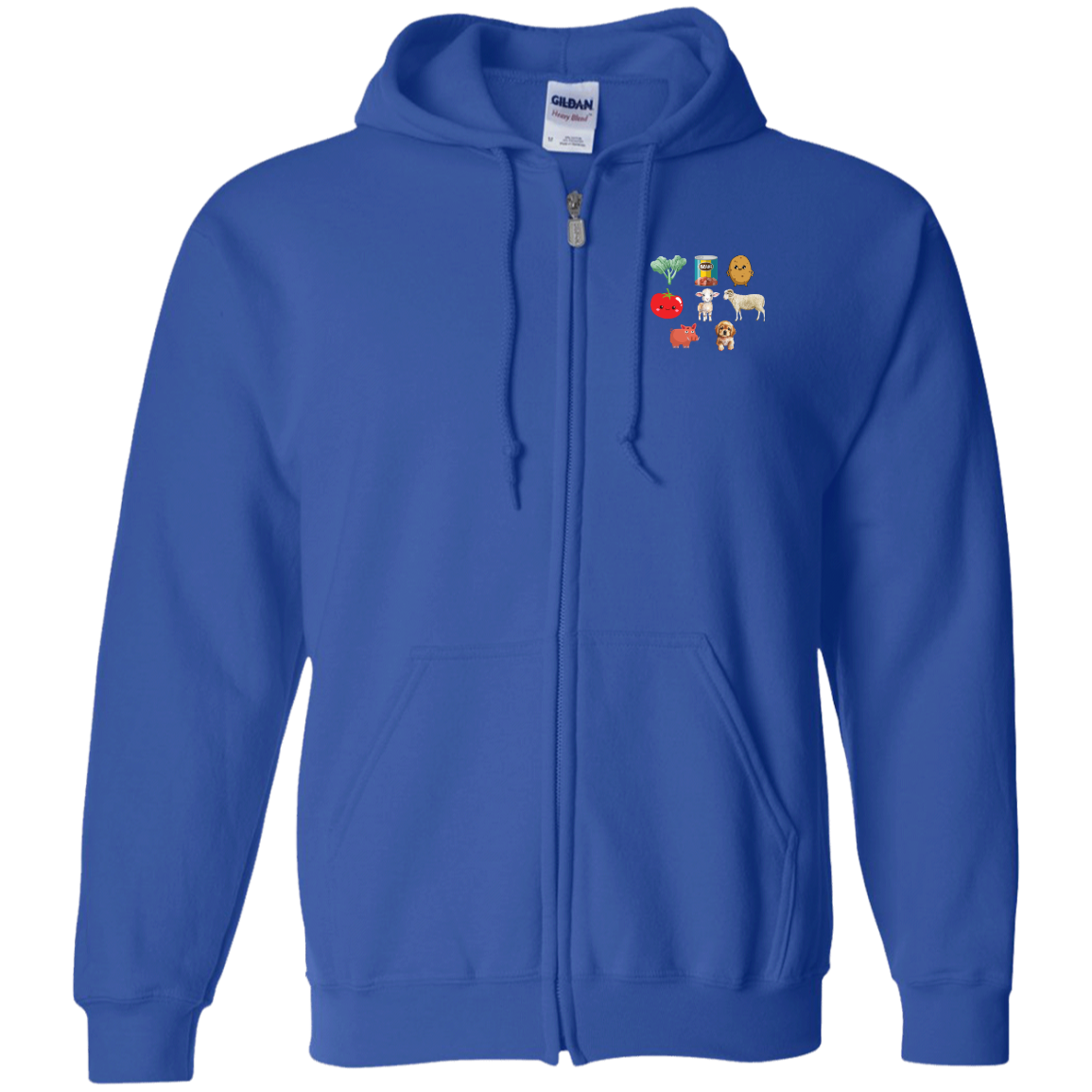 Thanksgiving foodie Fleece Pullover Hoodie