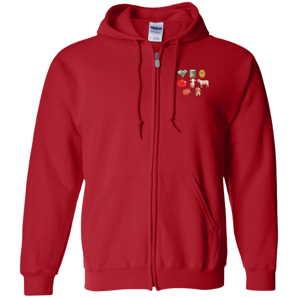 Thanksgiving foodie Fleece Pullover Hoodie