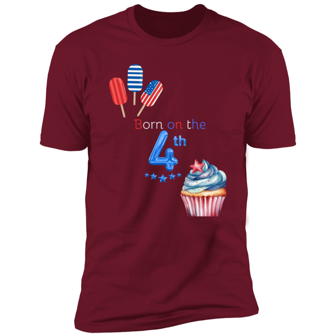 4th of July Birthday Premium Short Sleeve Tee