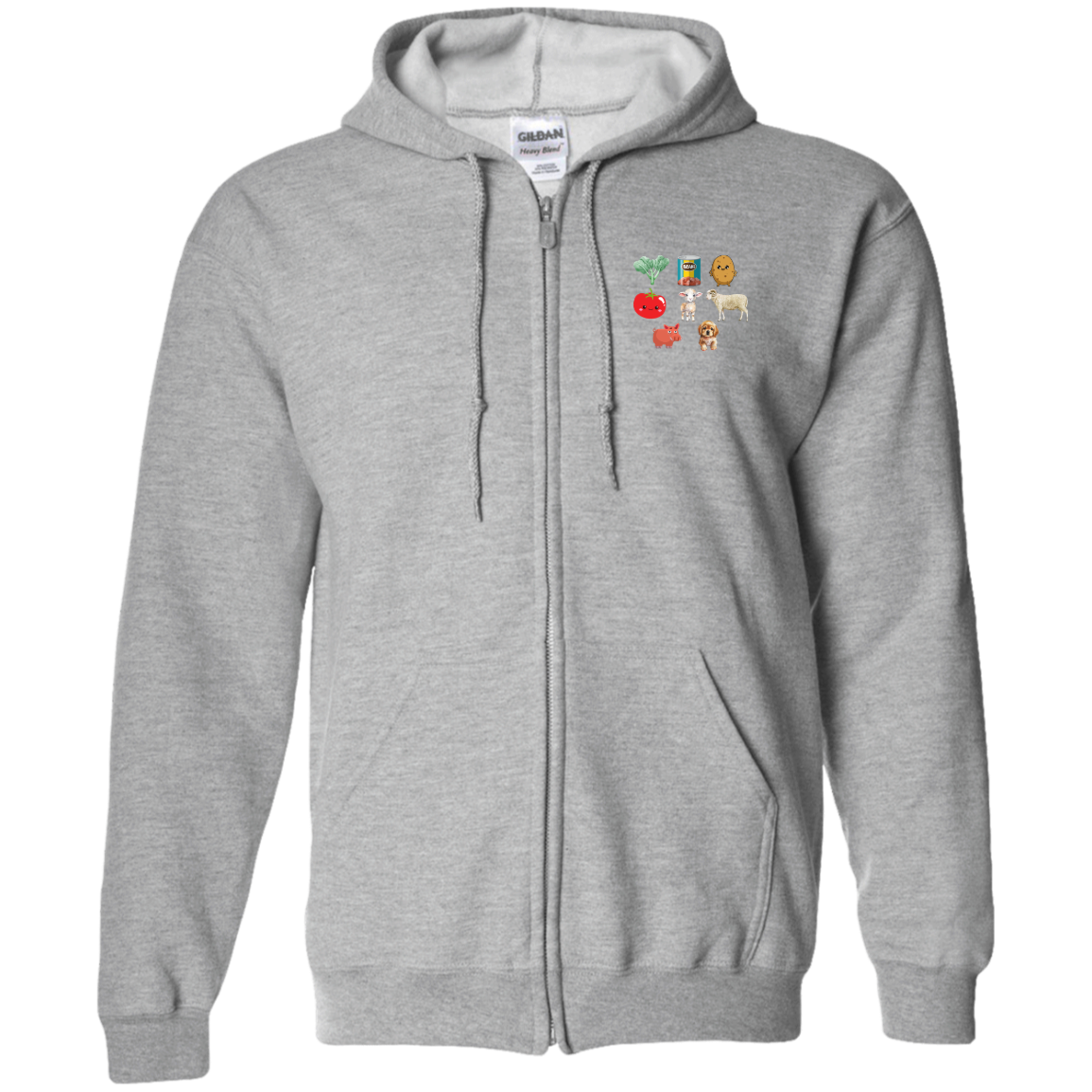 Thanksgiving foodie Fleece Pullover Hoodie