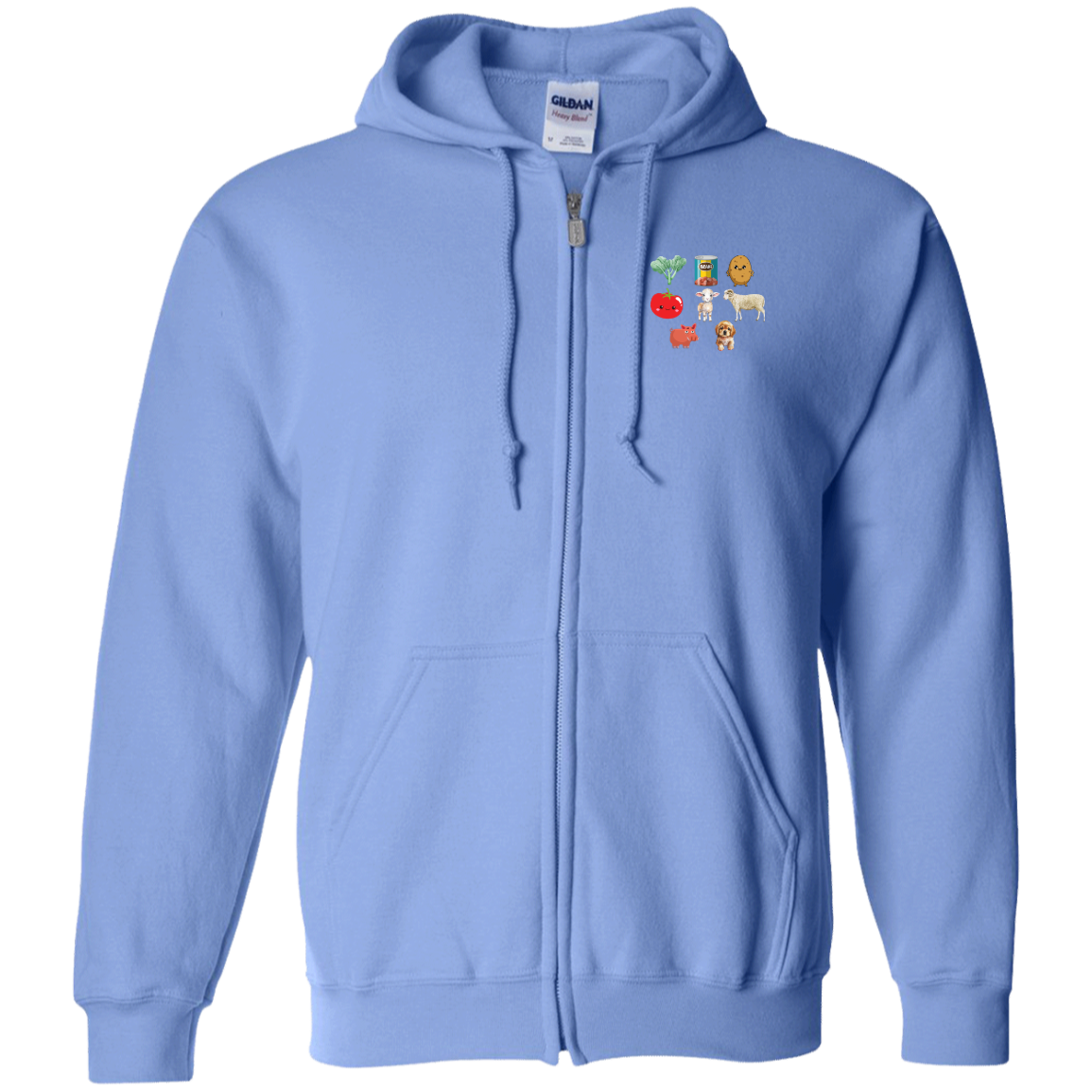Thanksgiving foodie Fleece Pullover Hoodie