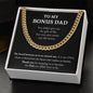 My Bonus Dad| Thank You - Cuban Link Chain
