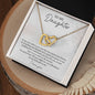 My Daughter| In My Eyes - Interlocking Hearts Necklace
