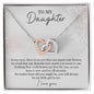 My Daughter| In My Eyes - Interlocking Hearts Necklace