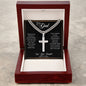 Dear Dad| So Grateful - Cuban Chain with Artisan Cross Necklace