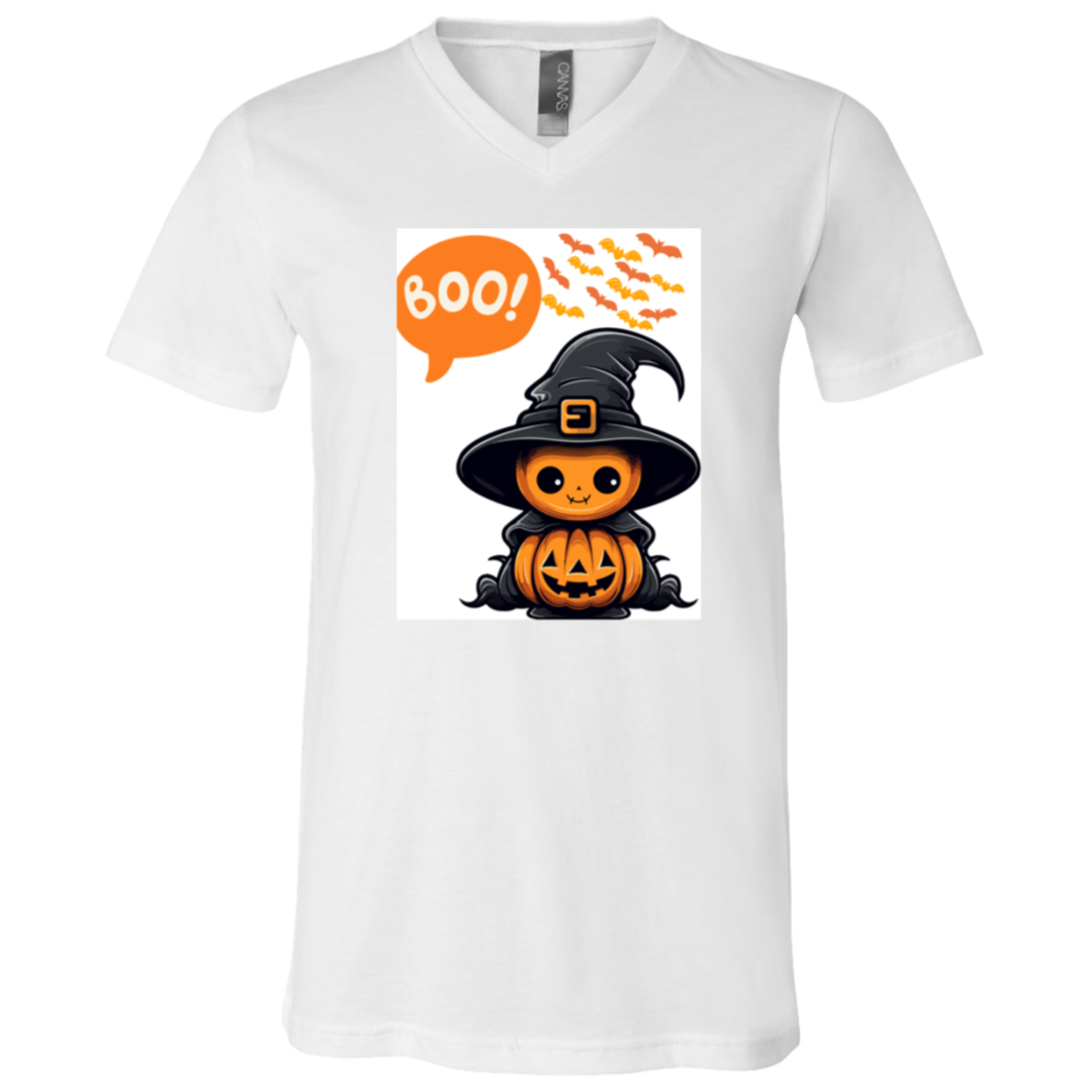 Witchy Pumpkin V-Neck T-Shirt