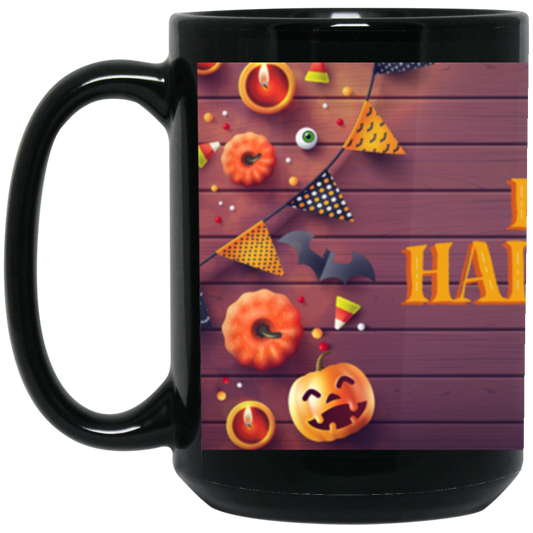 BM15OZ 15 oz. Black Mug