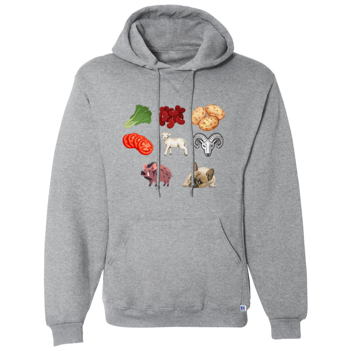 Thanksgiving Foodie Fleece Pullover Hoodie