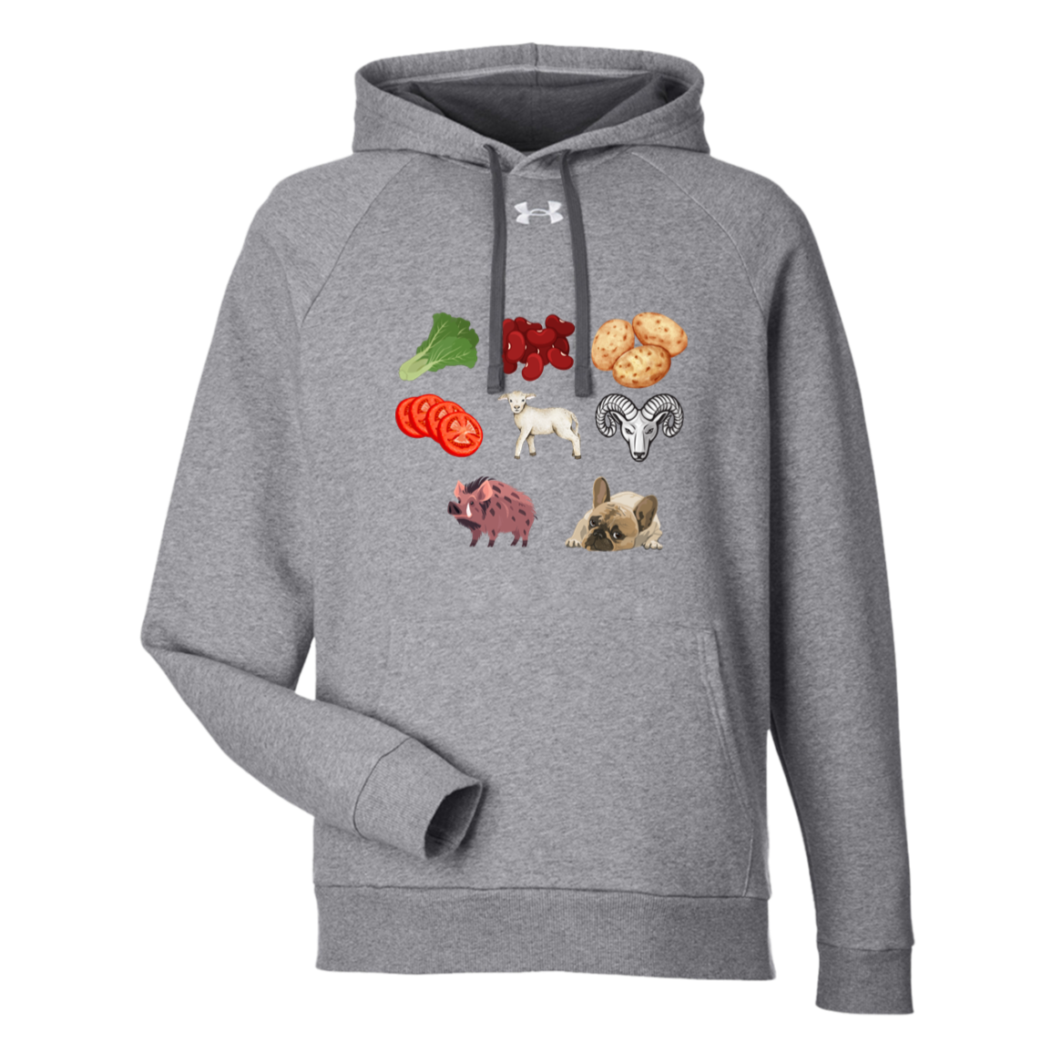 Thanksgiving Foodie Hoodie Under Armour Mens Rival Fleece Hoodie