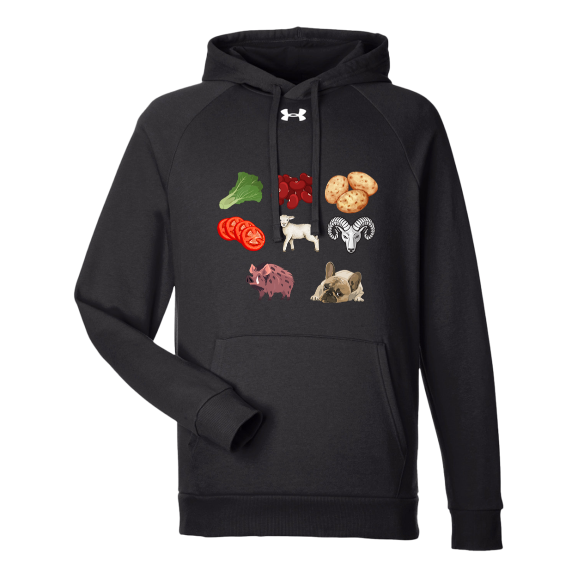 Thanksgiving Foodie Hoodie Under Armour Mens Rival Fleece Hoodie