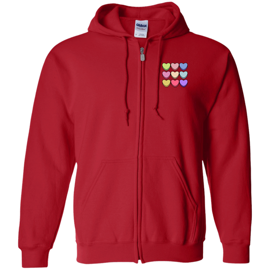 Sweet Tart Zip Up Hooded Sweatshirt