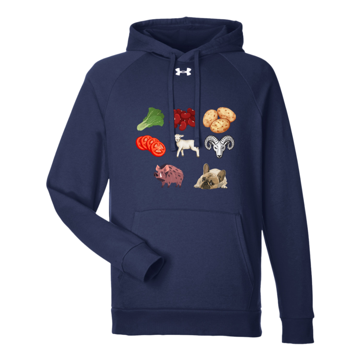 Thanksgiving Foodie Hoodie Under Armour Mens Rival Fleece Hoodie